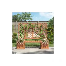 Pot de fleurs, pot de fleurs avec porte - fleurs comme vrilles, pot de fleurs avec beaucoup d'espace, boîte de plantation de pot de fleurs, sapin en