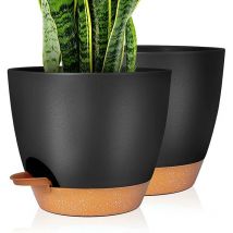 Blumentopf – Blumentopf für den Außenbereich, Set mit 2 Töpfen