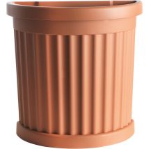 Vaso mezzotondo roma + sottovaso Bama