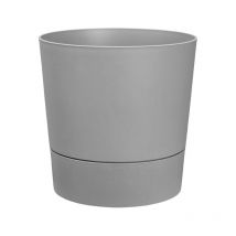 Elho - Pot de fleurs rond extérieur/intérieur ø 35 cm Aqua Care Greensense gris ciment