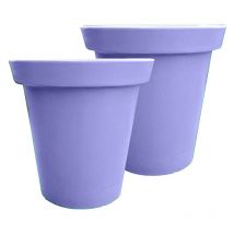 Plast'up Rotomoulage - Pot de fleurs rond xxl delight 200l - lot de 2