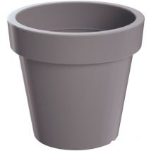 Bergland - Prosperplast Pot de fleur rond lofly Ø39x36,1 cm Plastique Gris 27,3 litros.