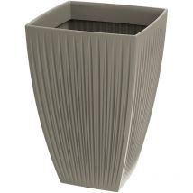 Pot Latia Carré high Ø40x40 Mocca