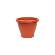 Pot Méditerranéen 20 cm x 15 cm Plastique Couleur Terre Cuite