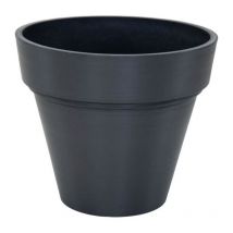 Mega Collections - Pot Ecostone Planter - ø 41 cm - h 35 cm - Noir