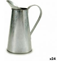 Pot à lait en zinc argenté 17 x 21,5 x 11,3 cm (24 unités)
