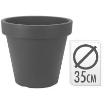 Pot D'injection Couleur Anthracite Ø35x31cm