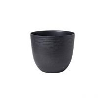 Teraplast - pot rond re-pot over Ø48 H40 avec réserve d'eau noire 33706048238
