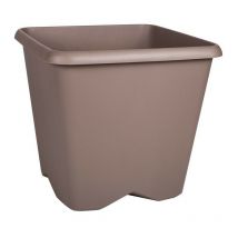 Pot carre chorus 35,6l Taupe EDA