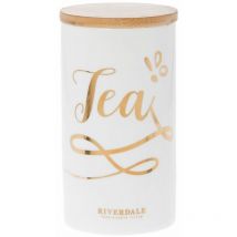 Riverdale - Pot pour le Thé en céramique et bois 18 cm
