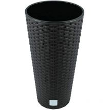 Zanvic - Pot haut mod. temps ar 400. 40x76 cm. anthracite
