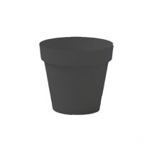 Vase Cléo rond Anthracite - 20 cm