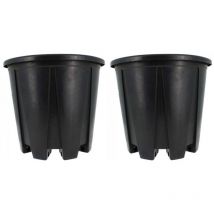 Pasquini&bini - Pot de plantation rond anti-chignon Eracle 18 l Lot de 2