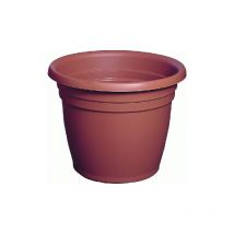Vase rond 65 cm pour fleurs de jardin en polypropylA ne sans soucoupe - ICS