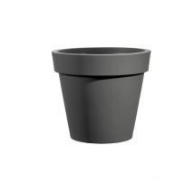 Vase Easy rond Anthracite - 35 cm