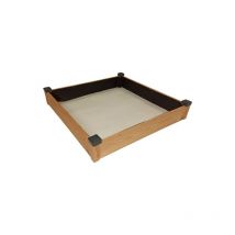 Mon Petit Potager - Potager Douglas premium m - Carré potager bois douglas naturel non traité - L126cm x l26cm x H14cm