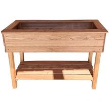 Potager en mélèze sur pieds Pois de senteur