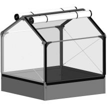 Growcamp - Potager premium avec serre et protection Veg Longueur 120 cm