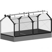 Potager premium avec serre et protection Veg Longueur 240 cm