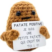 Potato Positive Cadeau Amusant Original Décoration d'intérieur Idées Amusantes Anniversaire Filles Garçons Adolescents Femmes Hommes Couples
