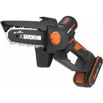 Podadora de cadena WORX WG325E con batería de 2,0 Ah y cargador