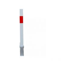 Ultra Secure - Poteau amovible 100P-WR blanc/rouge (s'entrouvrant) haute résistance