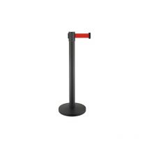 Poteau de guidage noir à sangle - 3m - Maxiburo