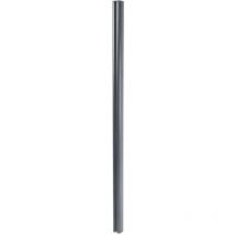Mendler - Poteau en aluminium pour clôture Sarthe en wpc, pilier, système de connexion 1,86 - gris