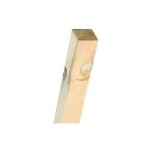 Suinga - Poteau en bois carré, 7x7 cm pour le jardin, hauteur 100 cm. Utile pour la construction de clôtures, décoration, pergolas...