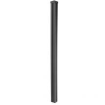 Poteau en wpc Sarthe, clôture en wpc, piédroit, pal, système d'emboîtage, 1,88m, anthracite