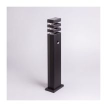 Ecolight - Poteau extérieur de jardin SO-60P GU10 IP44 avec détecteur noir Eco Light