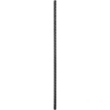 Poteau h 1200 en carré de 25 martelé Deco Fer Forge