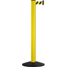 Via Guide - Poteau simple D83xH1000mm Poteau jaune Sangle jaune/noir