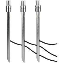 Garden Zone - Kit de démarrage Ambleside comprenant 3 lampes d'ambiance 12 v et 3 piquets, IP54
