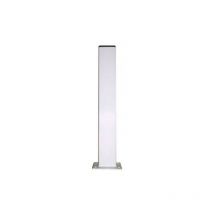 4M - Potelet H1500mm Section 60X40 Avec Platine Couleur blanc 9010