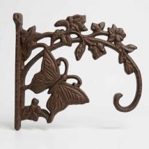 Potence murale papillon en fonte 20x4x17cm