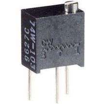 T63YB103KT20 T63YB103KT20 Potentiomètre variable 12 tours linéaire 0.25 w 10 kΩ 4320 ° 1 pc(s) W52067 - Vishay