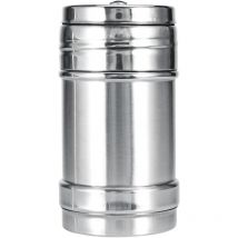 Pots à épices à couvercle rotatif avec couvercle à vis en acier inoxydable