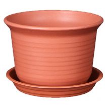 Pots de fleurs en plastique colorés Pots de fleurs en résine épaississante Pots de fleurs de pépinière Pots de fleurs de jardin Pot de fleurs avec