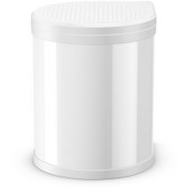 Poubelle 15L Hailo 3555-001 Compact-Box m Blanc