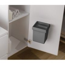 Poubelle à fixation sur porte - Décor : Blanc Gollinucci