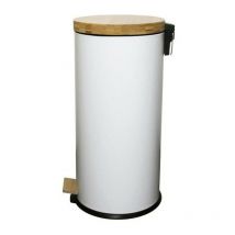Poubelle de cuisine a pédale Forest - 30L - Blanc mat - Kitchen Move