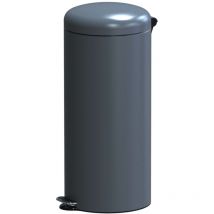Poubelle de cuisine à pédale urban Gris Acier inoxydable 30 l