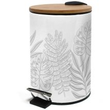 Poubelle à pédale 3L bambou Amber