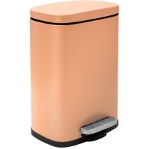 Poubelle à pédale Acier akira 5L Pêche mat Spirella