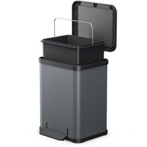 Hailo - Poubelle à pédale Oko Uno Plus m 17L Gris foncé
