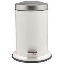 Sealskin Acero Poubelle À Pédale 3 Litres Autoportante Blanc