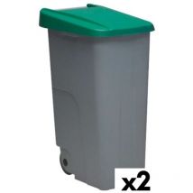 Wheeled Waste Bin 85 l Green 58 x 41 x 76 cm - Brand ean : 4899888666943 - Denox