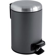 Poubelle salle de bain zinc alto