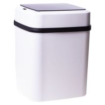Poubelle automatique 10l - blanche